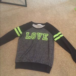 “Love” sweater